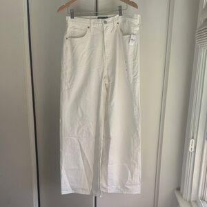 Gap Factory: White Wide-Leg Jeans NWT